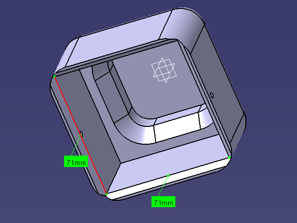 Nắp chụp đầu cột 70x70mm với thiết kế gờ chống nước - Image 4