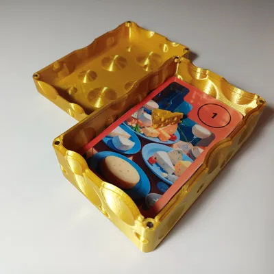 Hộp Đựng Thẻ Bài Hình Phô Mai Thụy Sĩ (Parametric Swiss Cheese Card Box)