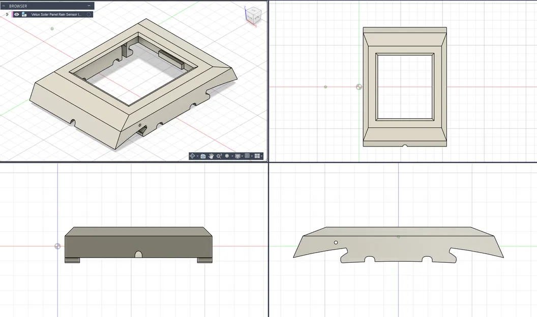 Giá đỡ tấm pin mặt trời và cảm biến mưa điều chỉnh được cho cửa sổ Velux - Image 5