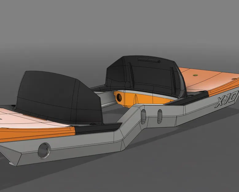 Bộ adapter TFL Drop Top fender sang Fungineers X10 kèm Stompies Lowers - Image 1