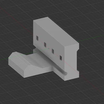 47053-1000 Đầu cắm quạt 4-Pin (470531000) phiên bản in 3D