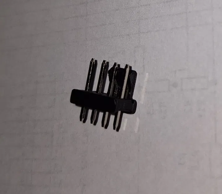 47053-1000 Đầu cắm quạt 4-Pin (470531000) phiên bản in 3D - Image 2