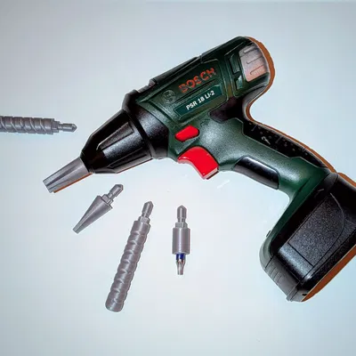 Bộ đầu vít in 3D cho máy khoan đồ chơi Theo Klein Bosch