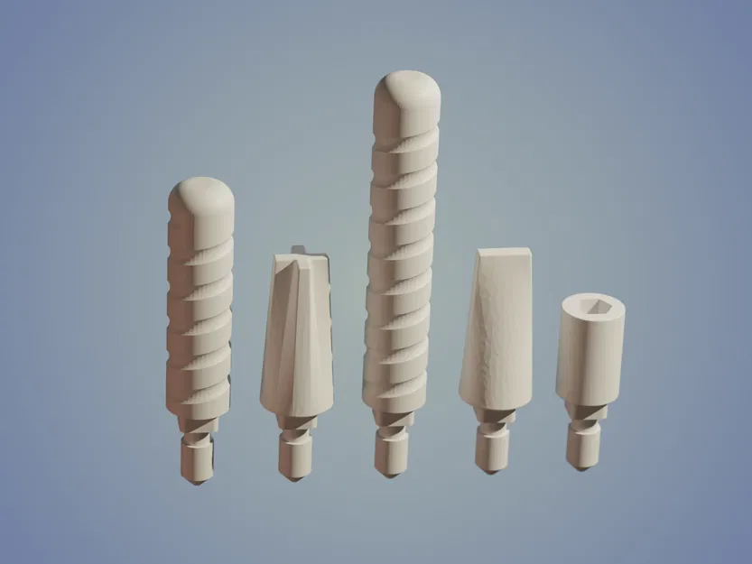 Bộ đầu vít in 3D cho máy khoan đồ chơi Theo Klein Bosch - Image 2