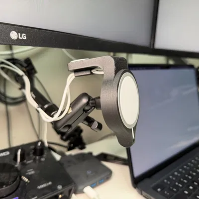 Giá đỡ sạc iPhone và Apple Watch cho tay đỡ Magic Arm