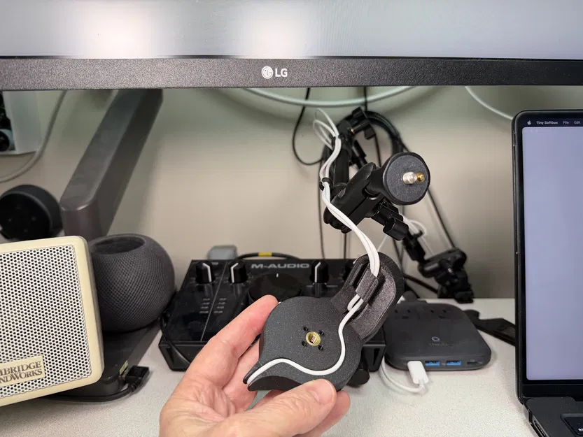 Giá đỡ sạc iPhone và Apple Watch cho tay đỡ Magic Arm - Image 2