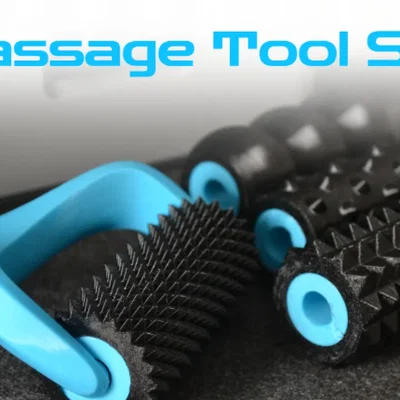 Bộ Dụng Cụ Massage Với Con Lăn TPU Có Thể Thay Thế | Kèm Hộp Đựng Tiện Lợi!