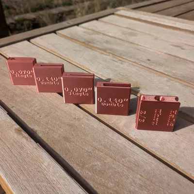 Bộ Công Cụ Kiểm Tra VEX V5RC - Thước Đo Độ Dày Nhựa/Dây (Đơn & Đôi)