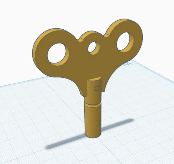 Chìa khóa vặn cót (Windup Key) in 3D thay thế cho đồ chơi - Image 1