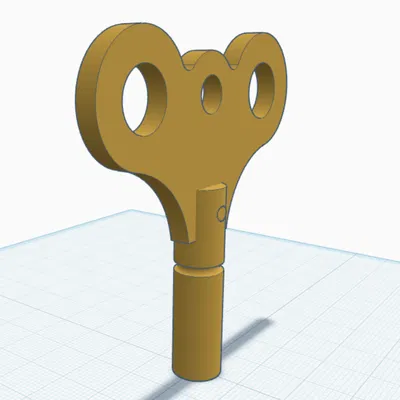 Chìa khóa vặn cót (Windup Key) in 3D thay thế cho đồ chơi