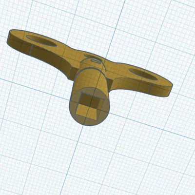 Chìa khóa vặn cót (Windup Key) in 3D thay thế cho đồ chơi