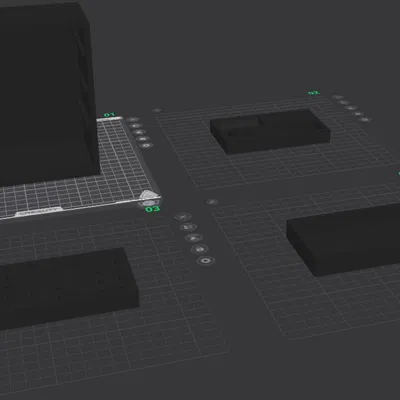 Bộ Tủ Kệ 3 Ngăn Sắp Xếp Dụng Cụ Và Phụ Kiện Máy Mài Cầm Tay