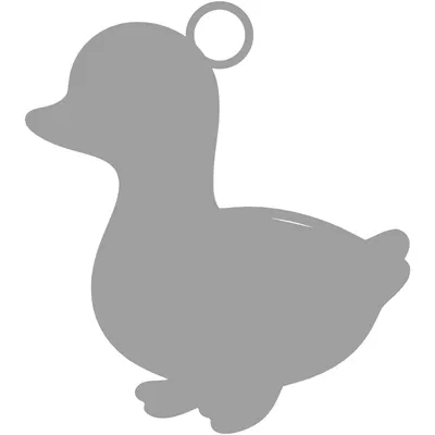 Móc khóa hình chú vịt nhỏ dễ thương - Cute Goose Keychain