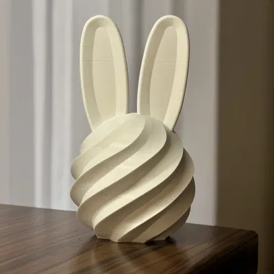 Mô hình in 3D Trứng Phục Sinh tai thỏ cách điệu hiện đại