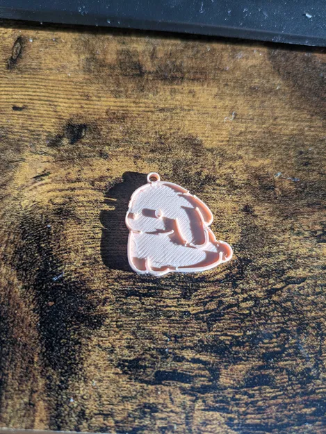 Móc khóa hình chú thỏ dễ thương (Cute Bunny Keychain) - File in 3D - Image 3