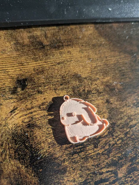 Móc khóa hình chú thỏ dễ thương (Cute Bunny Keychain) - File in 3D - Image 4