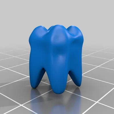 Mô hình răng 3D dùng kiểm tra support khi in 3D