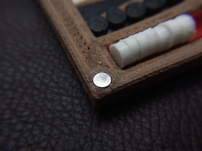 Bộ cờ Backgammon tự in - Image 4