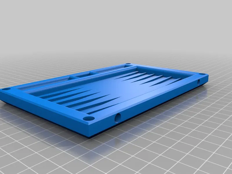 Bộ cờ Backgammon tự in - Image 8