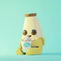 Mô hình 3D Cute Banana đáng yêu phong cách Fortnite - Thumbnail 1