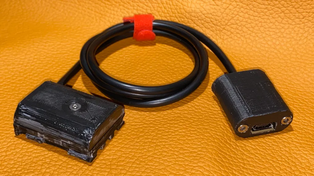 Bộ chuyển đổi pin Canon NB-2L sang USB-C - Image 2