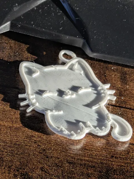 Móc khóa hình mèo con đáng yêu - File in 3D dễ thương - Image 3