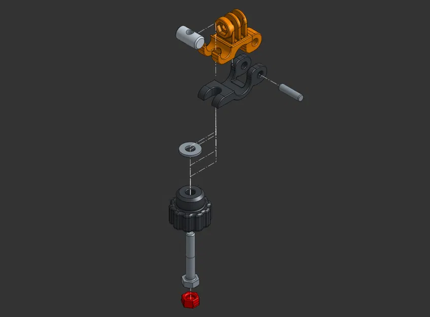 Kẹp ống tháo lắp nhanh nhỏ gọn cho hệ thống gá lắp mô-đun (MMS) - Image 2