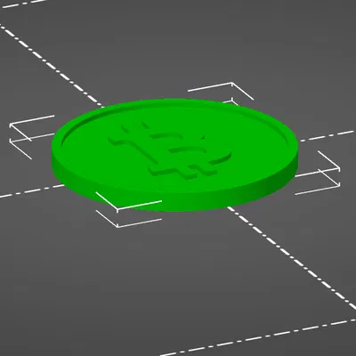 Chip nhựa Bitcoin in 3D dùng cho xe đẩy siêu thị tiện lợi