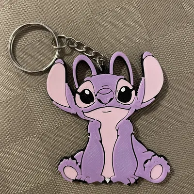 Móc khóa Angel Stich 3D dễ thương cho máy in đơn sắc