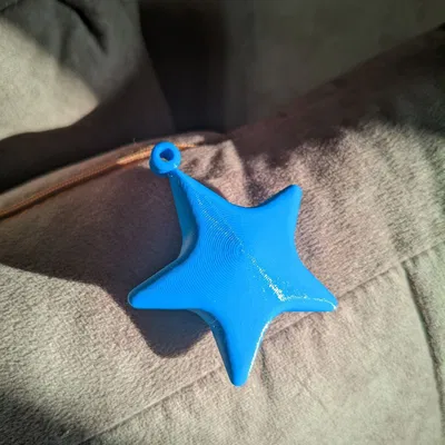 Móc khóa hình ngôi sao in 3D dễ thương cho mọi người