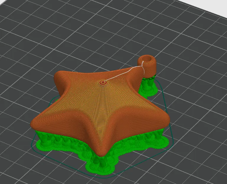 Móc khóa hình ngôi sao in 3D dễ thương cho mọi người - Image 4