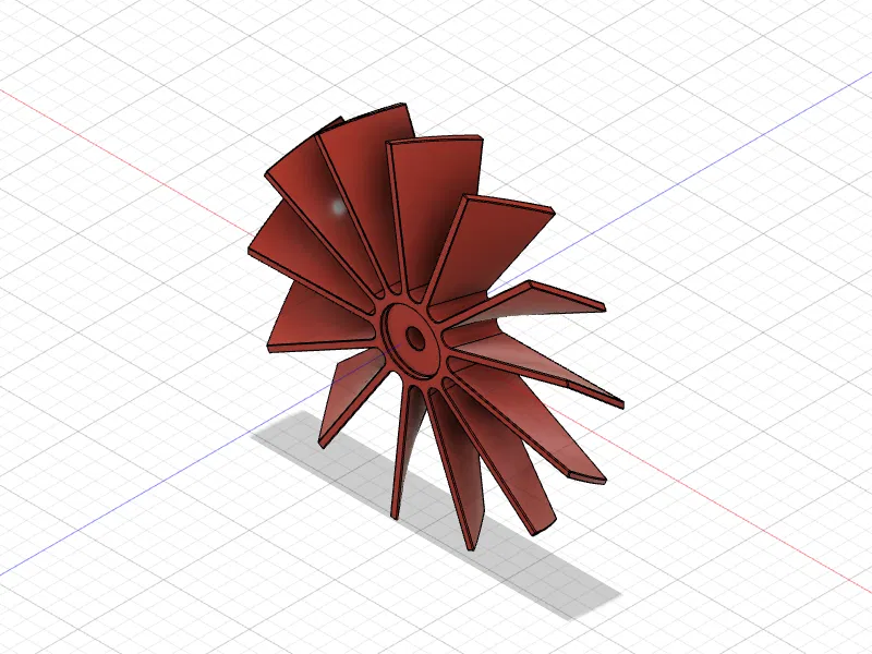 Mô hình tuabin (Parametric Turbine) tùy chỉnh linh hoạt trên Fusion360 - Image 1
