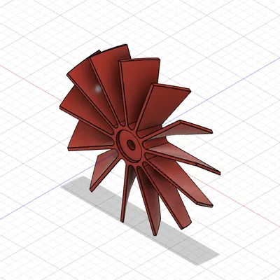 Mô hình tuabin (Parametric Turbine) tùy chỉnh linh hoạt trên Fusion360