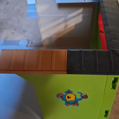 Mảnh mái che thay thế cho mô hình trường học Playmobil 9453