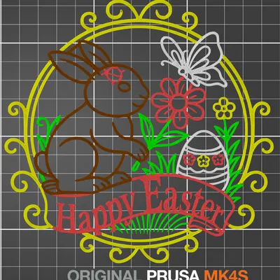 Trang trí Phục sinh - "Happy Easter" - Cập nhật V01