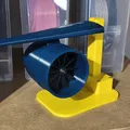 Mô hình động cơ phản lực cánh quạt (turbofan) - Thumbnail 1