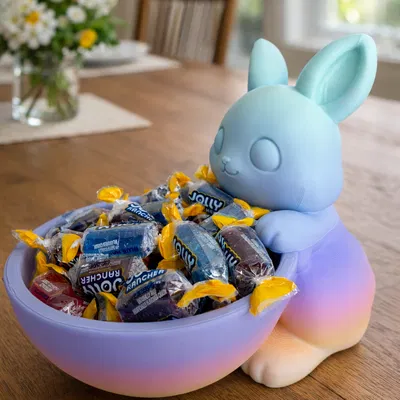 Bát Đựng Kẹo Hình Chú Thỏ Đáng Yêu