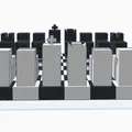 Bộ cờ vua 3D thiết kế tối giản (Ultra-Simplistic Chess Set) - Thumbnail 2