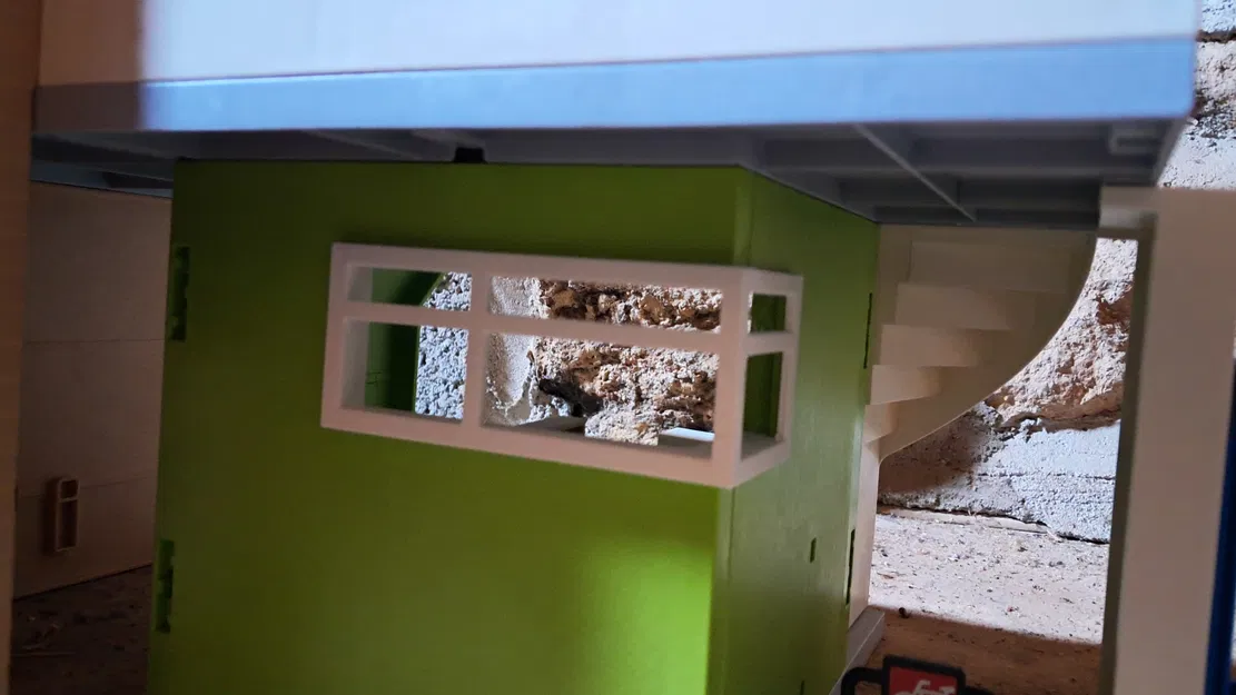 Khung cửa sổ góc thay thế cho mô hình Playmobil 9453 (City Life) - Image 1