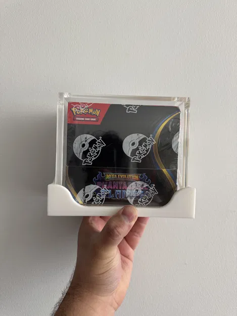 Giá treo tường cho hộp Pokémon Booster kèm case acrylic - Image 1