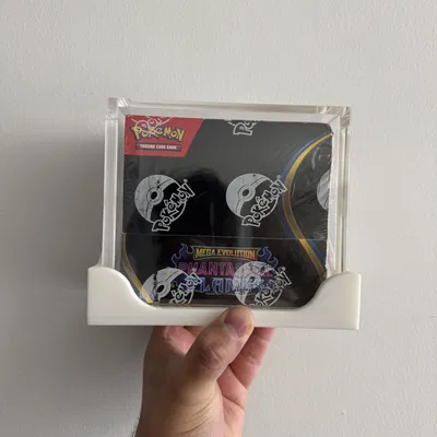 Giá treo tường cho hộp Pokémon Booster kèm case acrylic