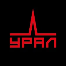 Logo và bảng tên thương hiệu URAL trang trí loa sub xe hơi