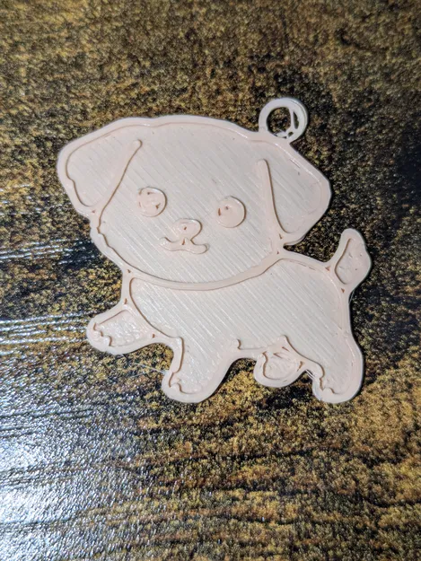 Móc khóa hình chú cún dễ thương in 3D - Phụ kiện đáng yêu - Image 2