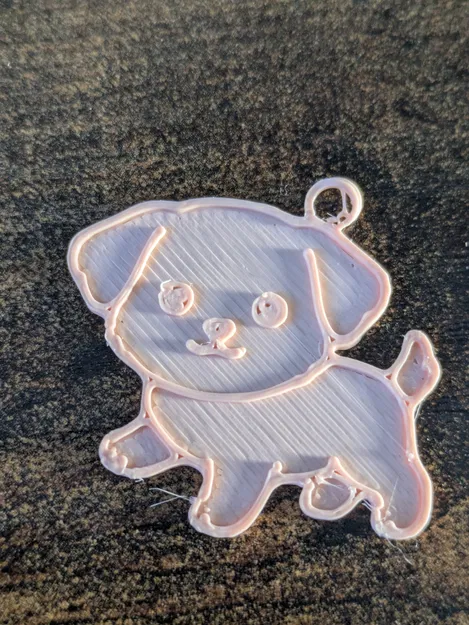 Móc khóa hình chú cún dễ thương in 3D - Phụ kiện đáng yêu - Image 5