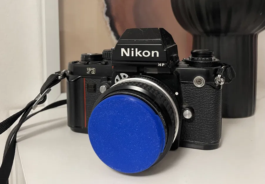 Nắp đậy ống kính tùy chỉnh (43mm–72mm) + file FreeCAD - Image 1