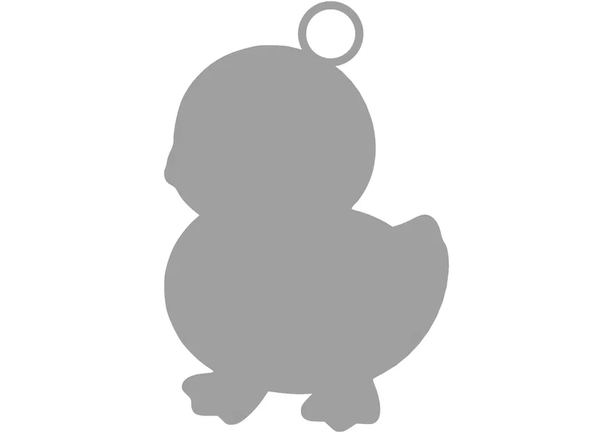 Móc khóa hình chú vịt nhỏ đáng yêu (Cute duck Keychain pendant) - Image 2