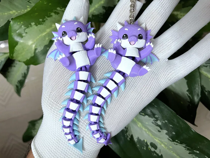 Mô hình Rồng Flexi Baby siêu cưng / Móc khóa - Image 2