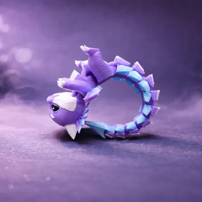 Mô hình Rồng Flexi Baby siêu cưng / Móc khóa