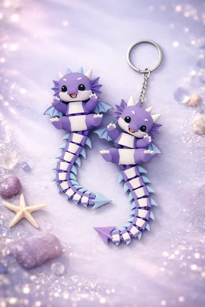 Mô hình Rồng Flexi Baby siêu cưng / Móc khóa - Image 4