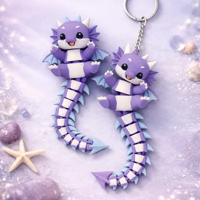 Mô hình Rồng Flexi Baby siêu cưng / Móc khóa